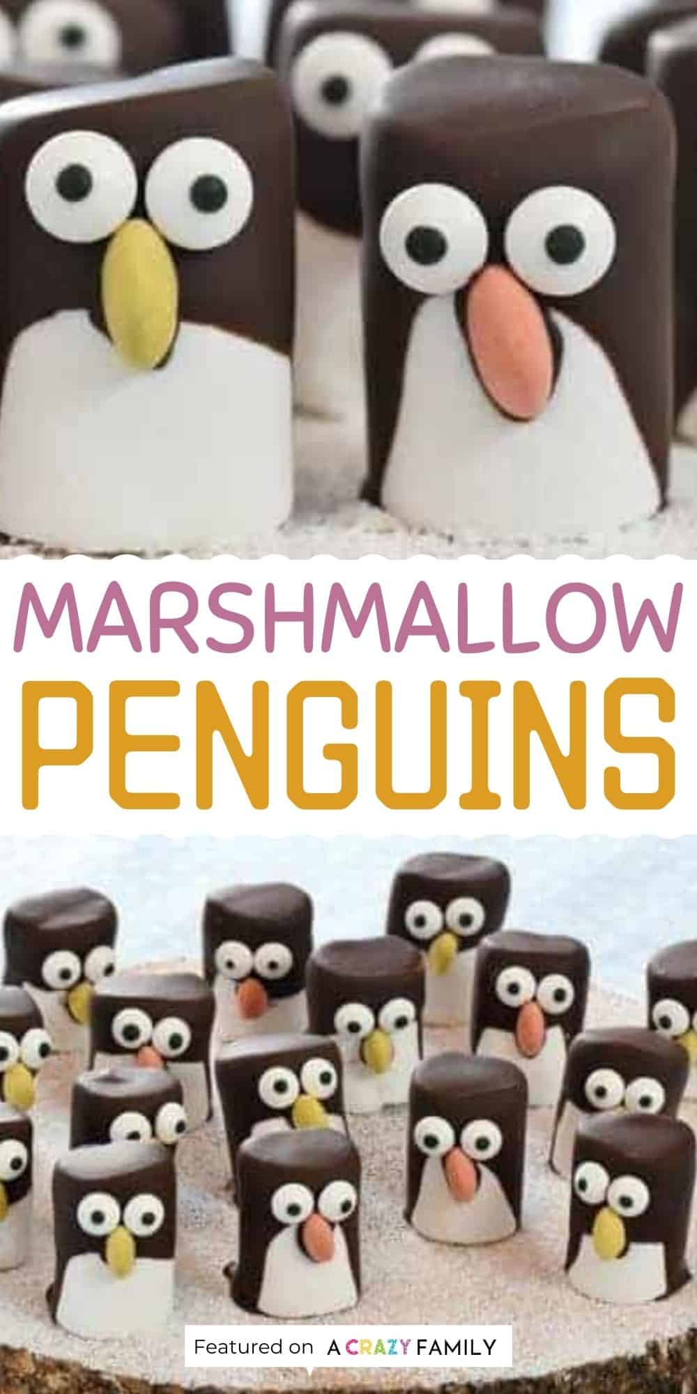 cute marshmallow penguins