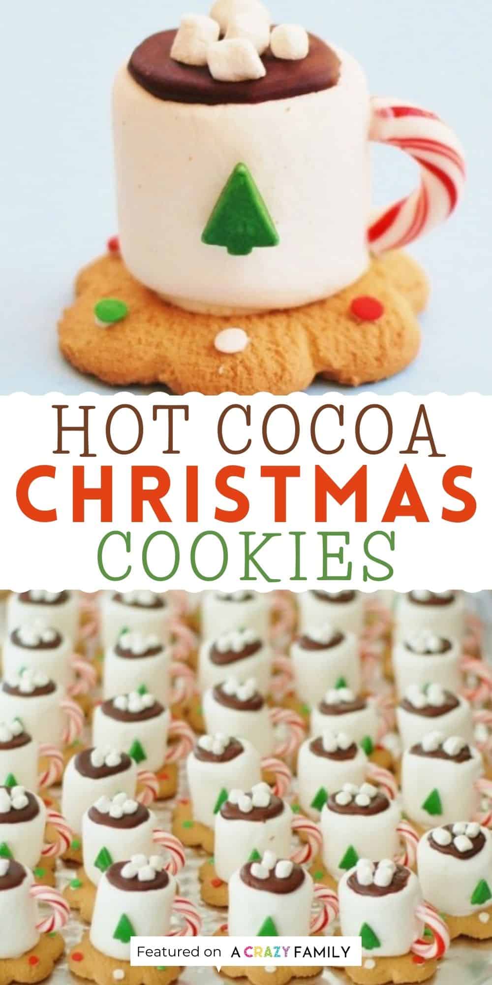hot cocoa Christmas cookies