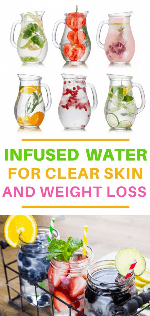 Infused water helps with having clearer skin and shifting some of that stubborn weight.