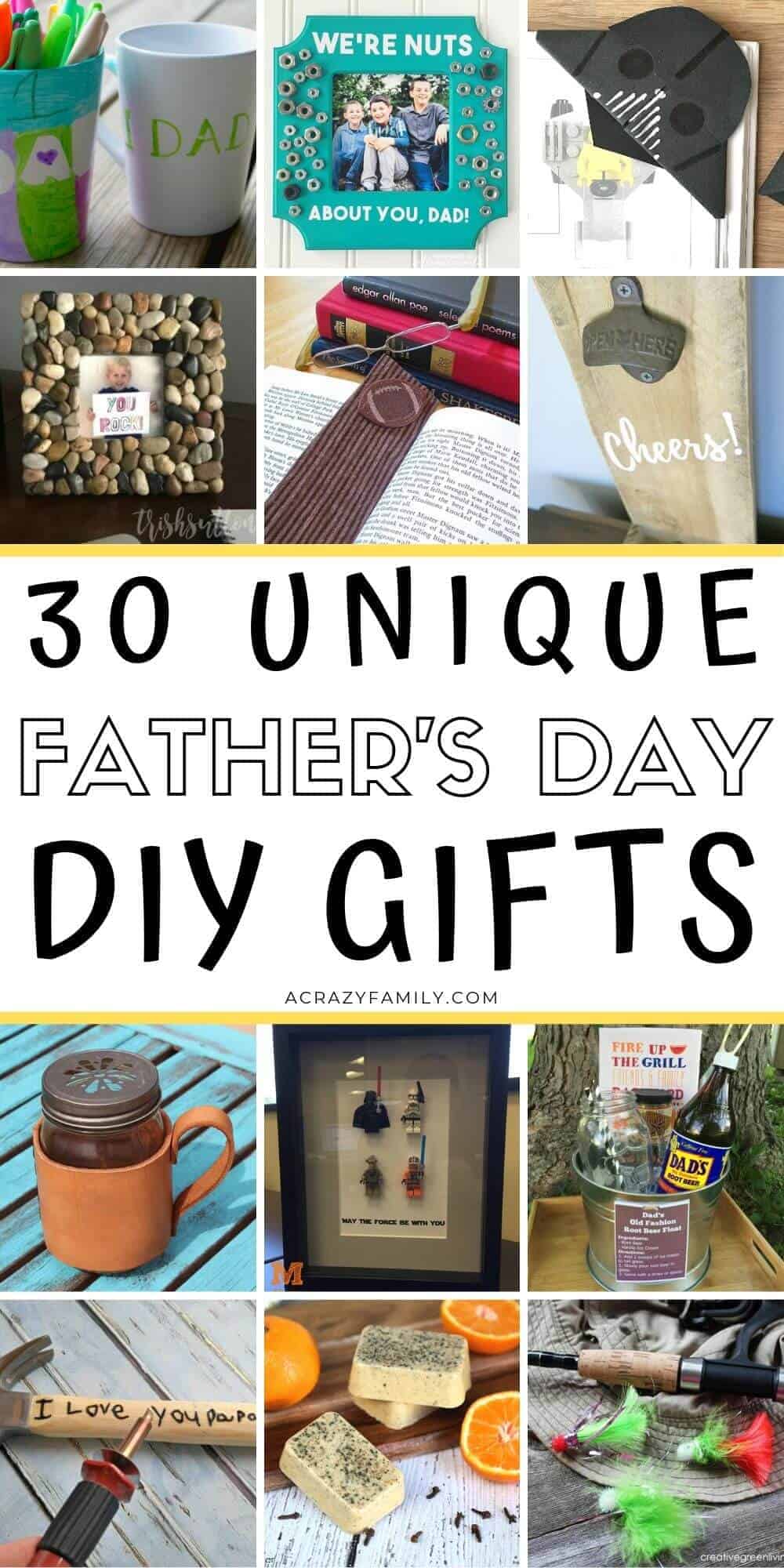 Unique Handmade Father's Day DIY Gift Ideas