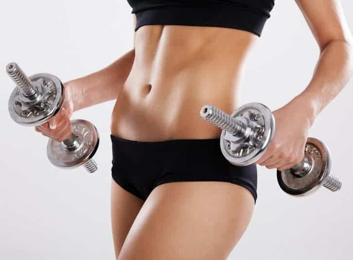 Lifting weights burns lots of calories