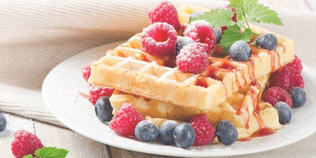 Whole-grain waffles