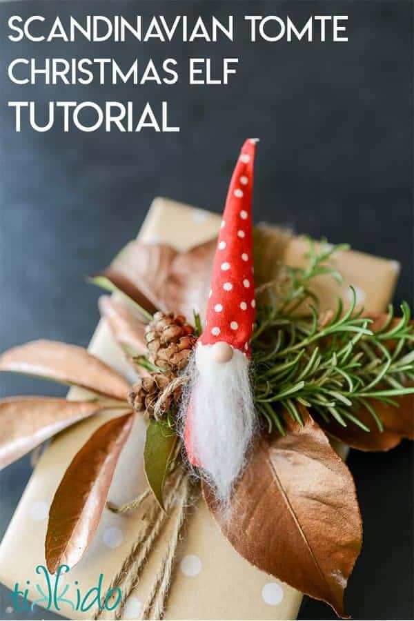 Scandinavian Tomte Christmas Elf Ornament Tutorial