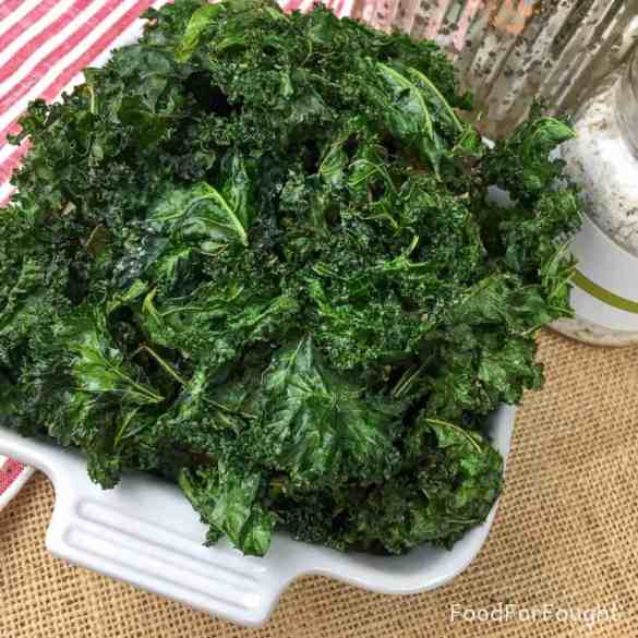 Crispy Seasoned Kale Chips