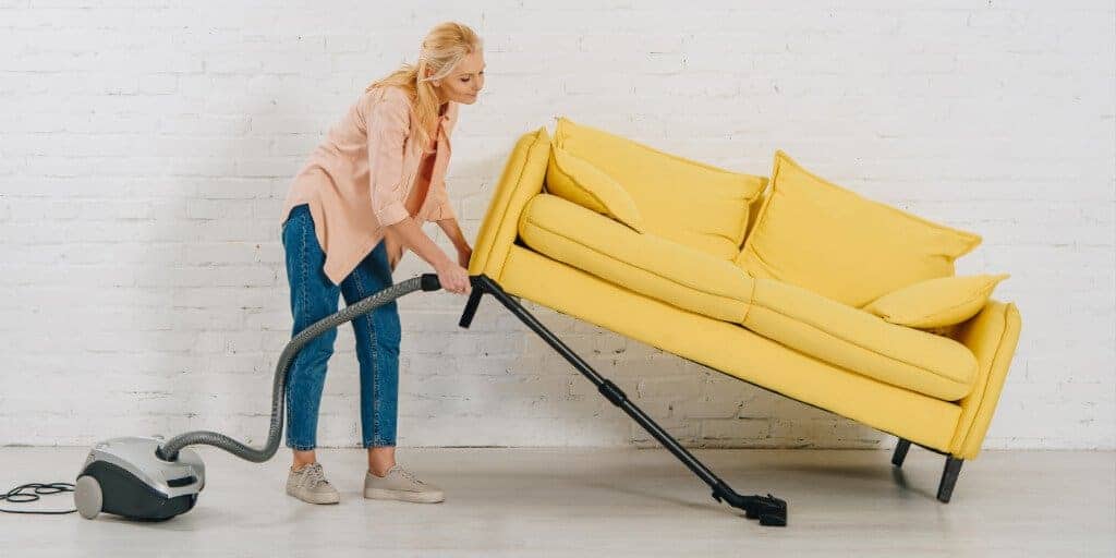 Cleaning Under the Furniture