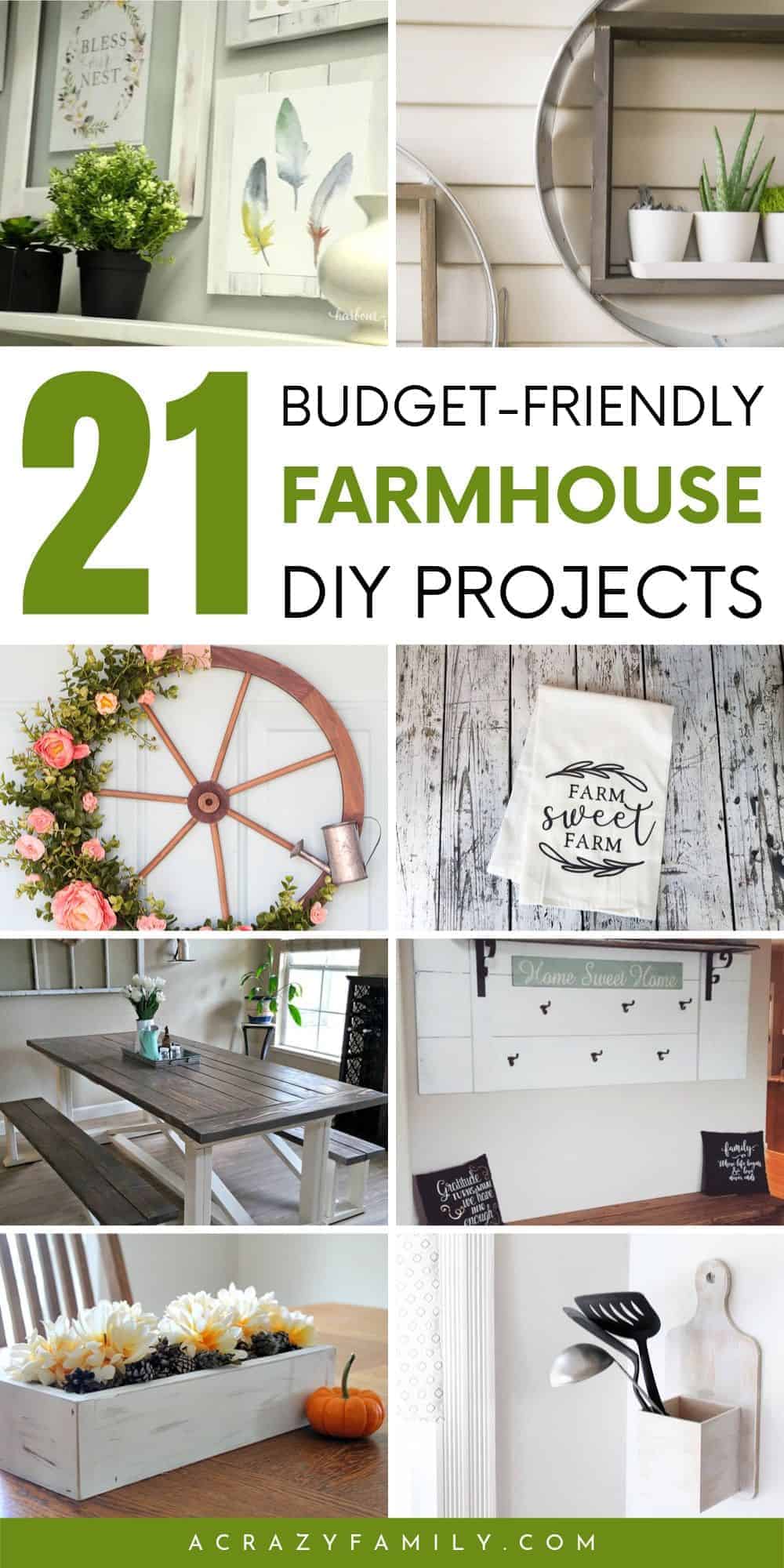 21 DIY Farmhouse Decor Ideas For Charming Rustic Decor