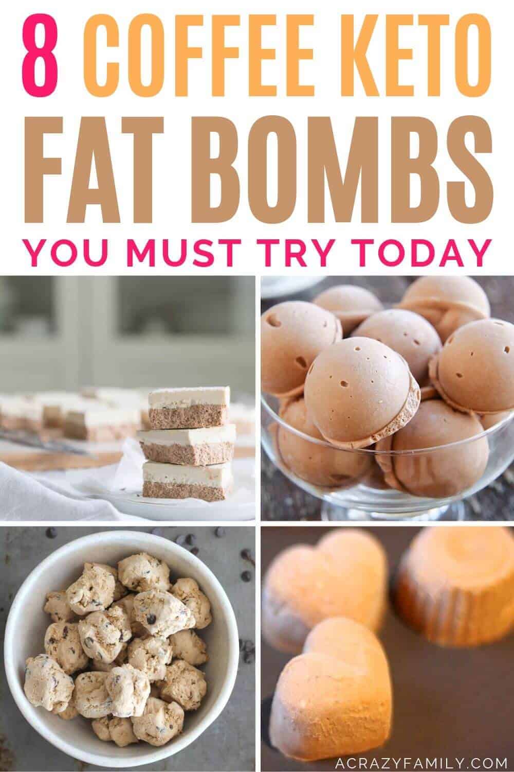 coffee-themed fat bombs