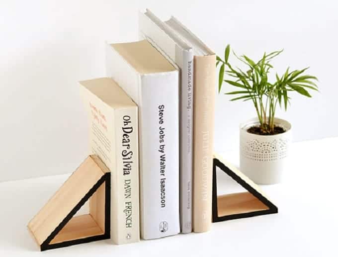 bookends, diy bookends, bookend projects, bookend DIYs