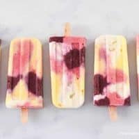 Image for Healthy Rainbow Unicorn Fruit Popsicles Recipe by Eats Amazing
