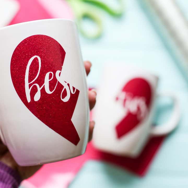 Galentines craft gift idea besties mug 2