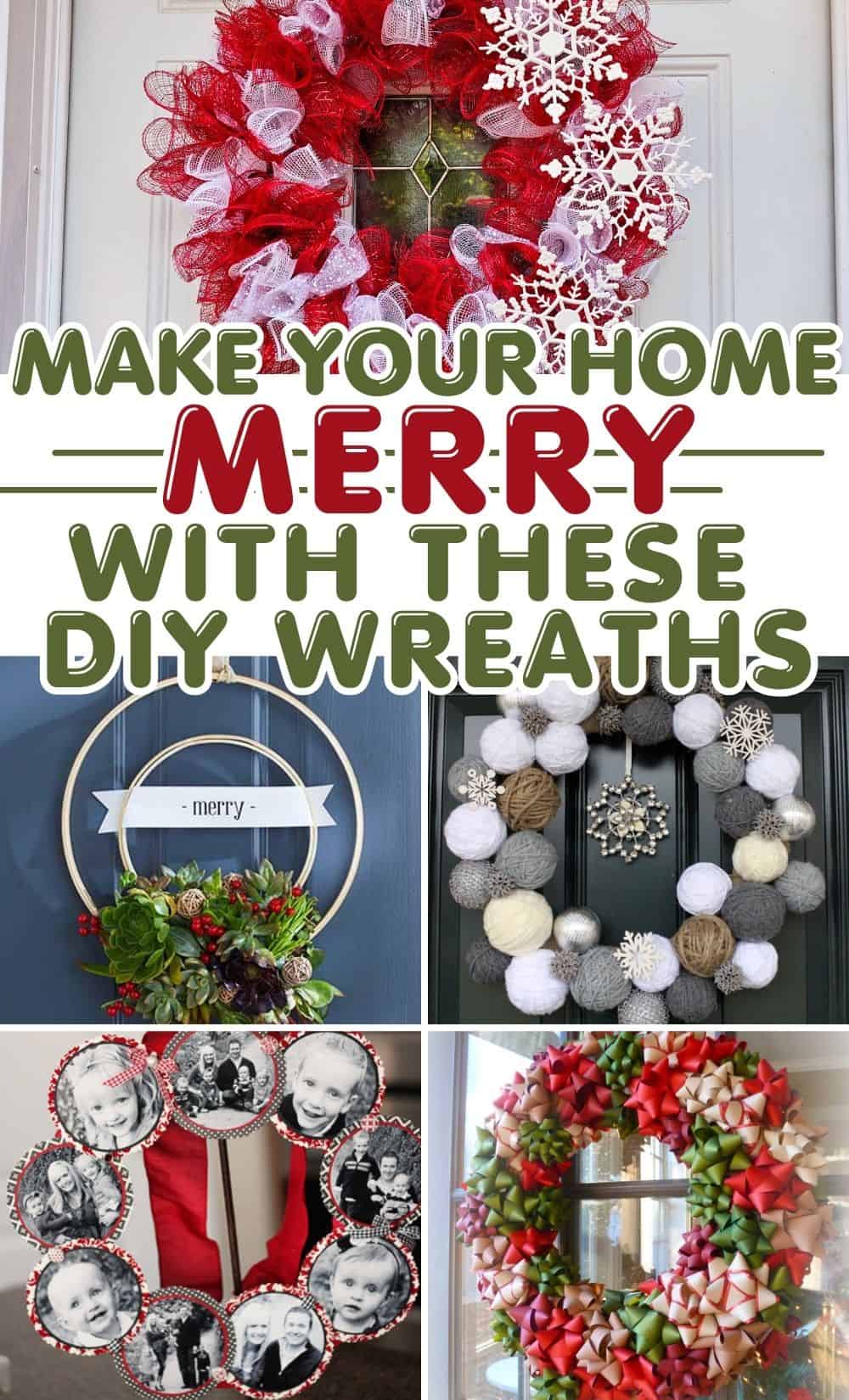 Make Your Home Merry with These DIY Wreaths