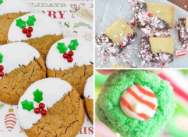 best christmas cookies collage