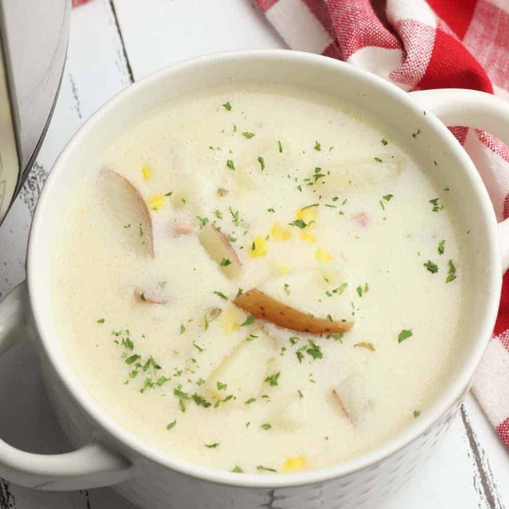 Instant Pot Ham and Potato Chowder