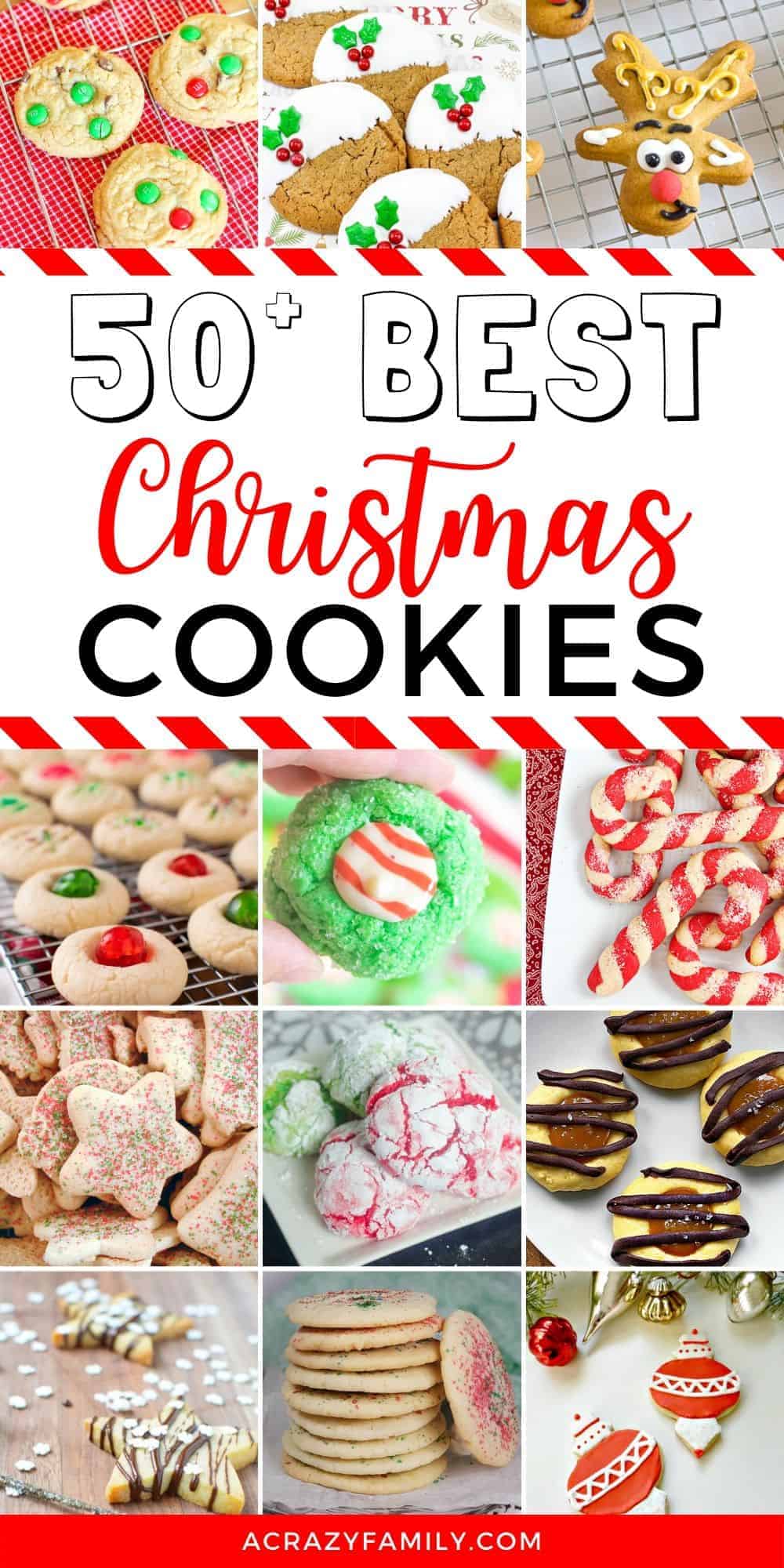 classic christmas cookies list