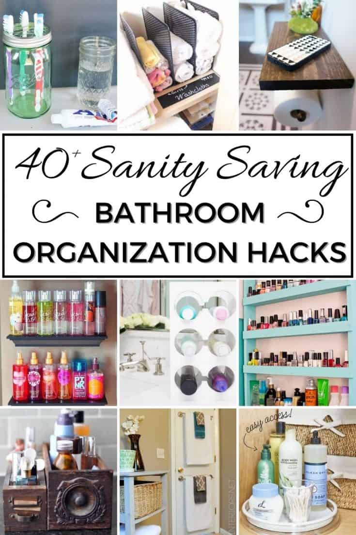 40+ Mind-Blowing Bathroom Organization Hacks You Need To Know - A Crazy Family