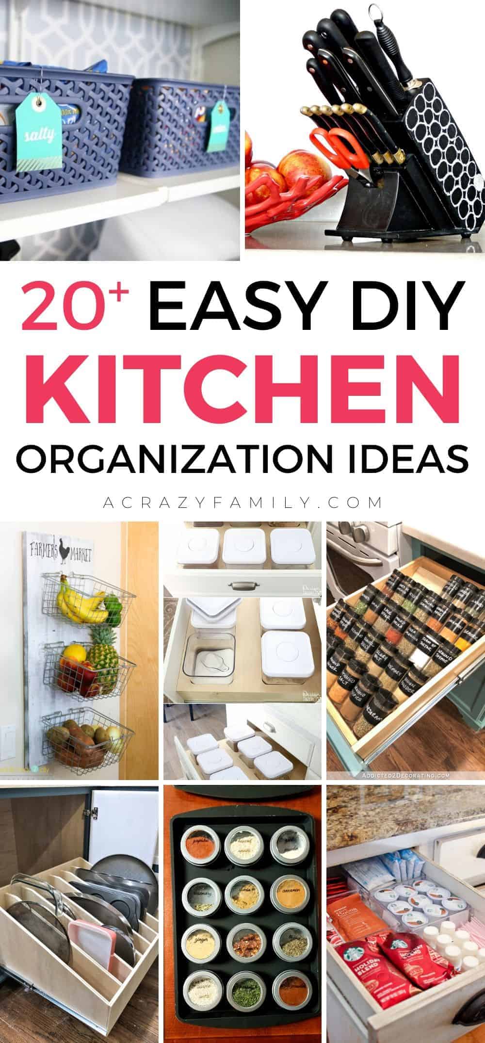 20 Mind Blowing Diy Kitchen Organization Hacks