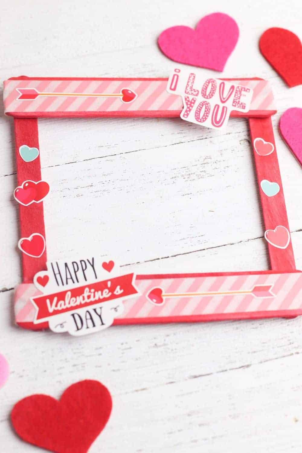 Valentine frame 2024 craft ideas