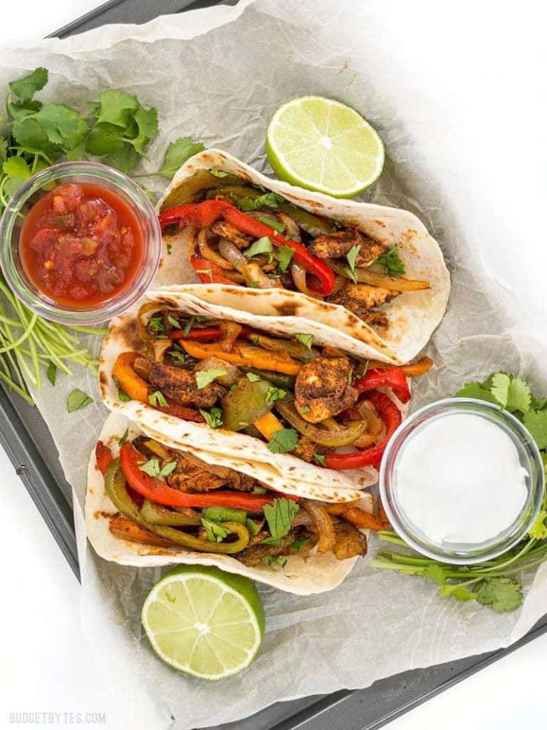 Easy oven fajitas