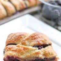 Fresh Blackberry Strudel