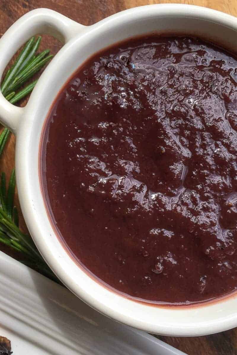 Instant Pot Dark Cherry BBQ Sauce - A Crazy Family