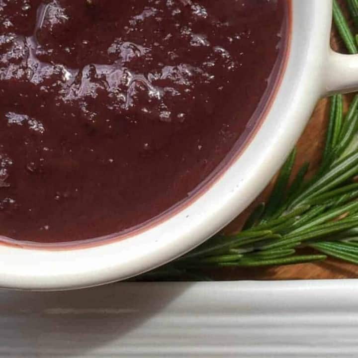 Instant Pot Dark Cherry BBQ Sauce