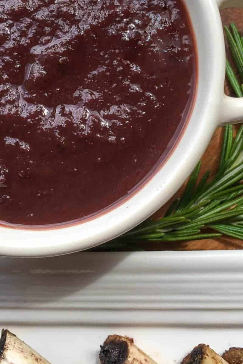 Instant Pot Dark Cherry BBQ Sauce