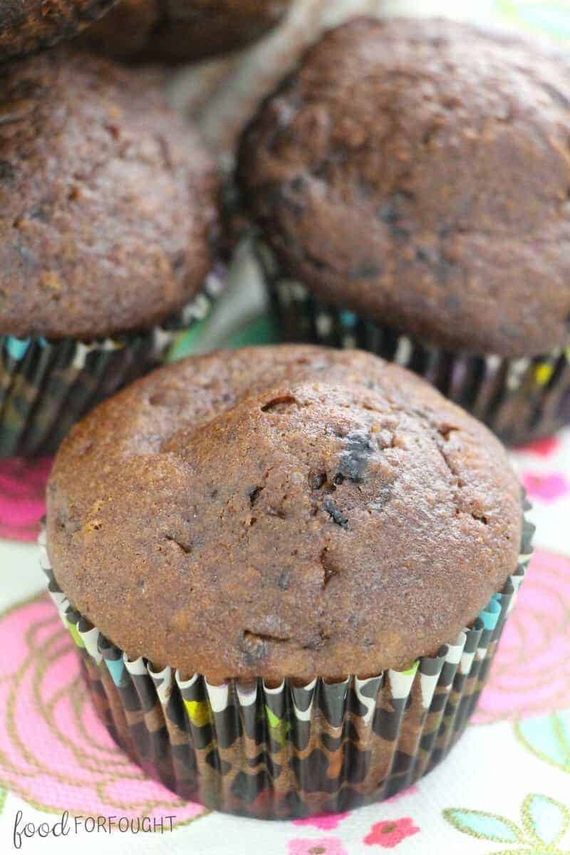 Chocolate Cherry Muffins