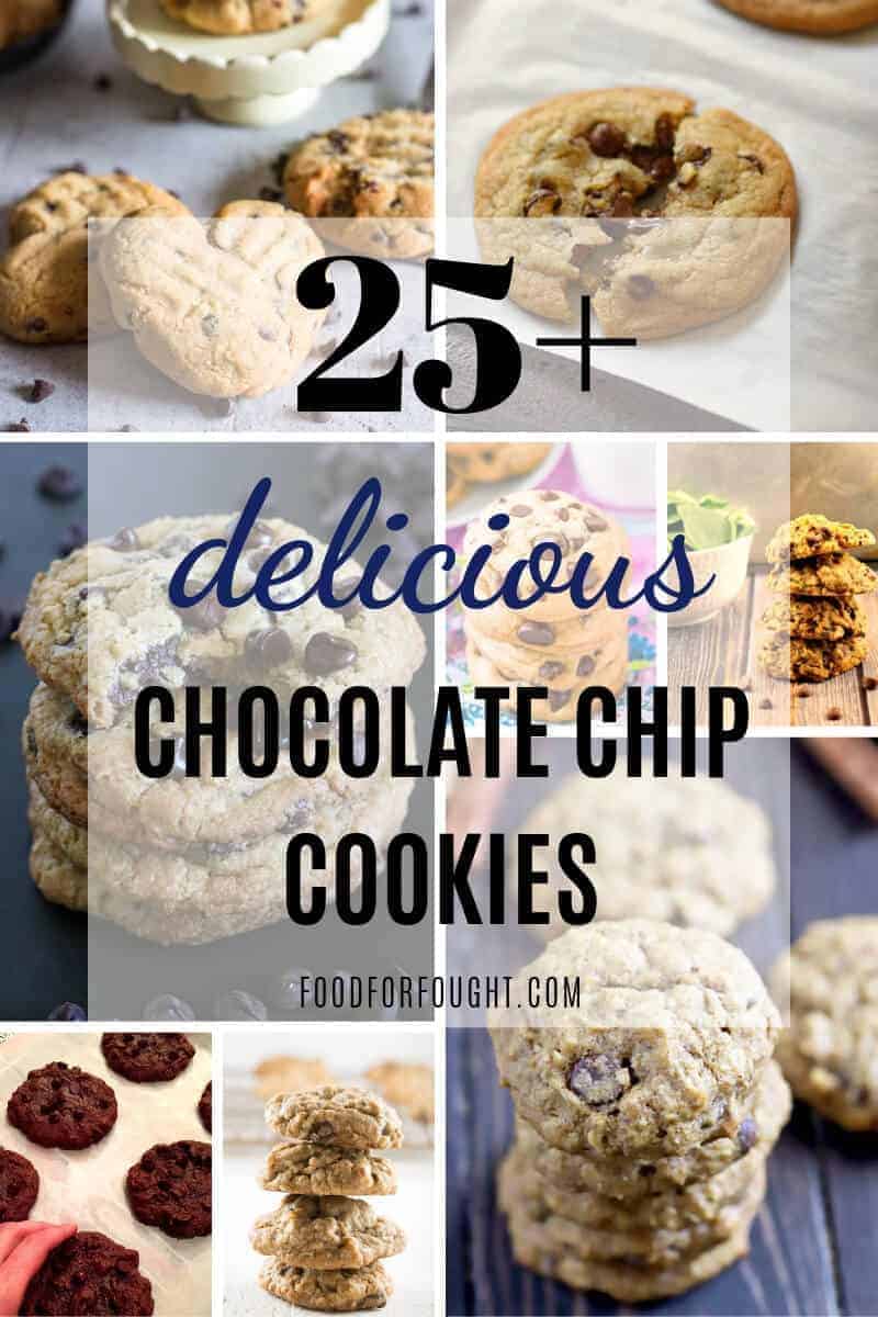 chocolate chip cookies pinterest pin