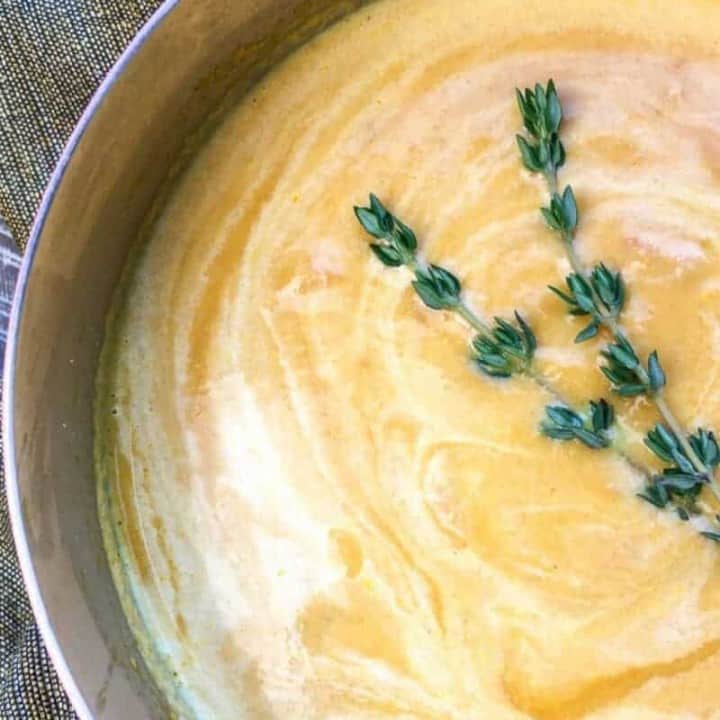 Creamy Vegan Carrot and Ginger Soup