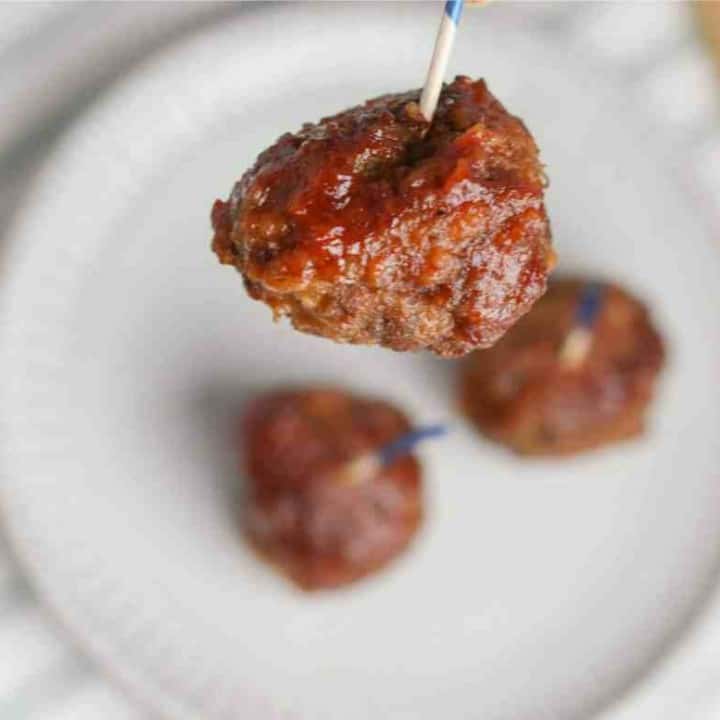 Slow Cooker Party Meatballs