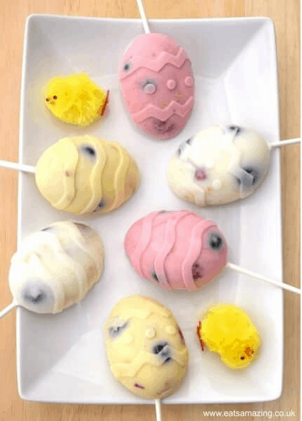 Easter Egg Breakfast Popsicles