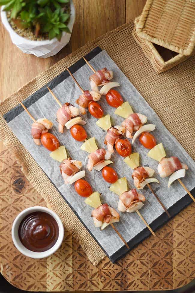 hawiian kebabs shrimp bacon pineapple1 (2)