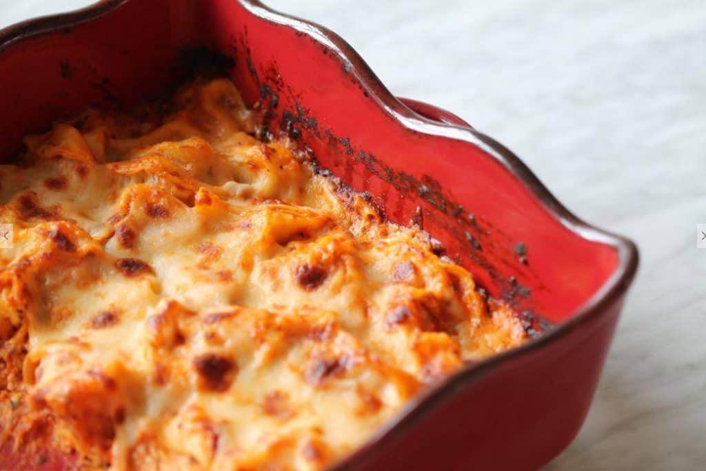 Baked tortellini