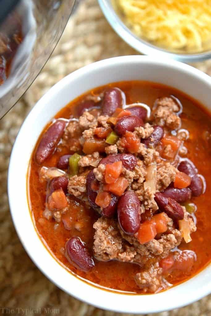 Instant pot chili with 5 ingredients or less