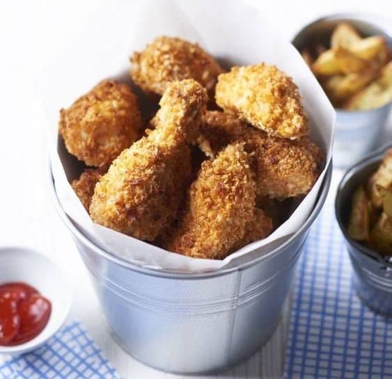 Healthier chicken bucket