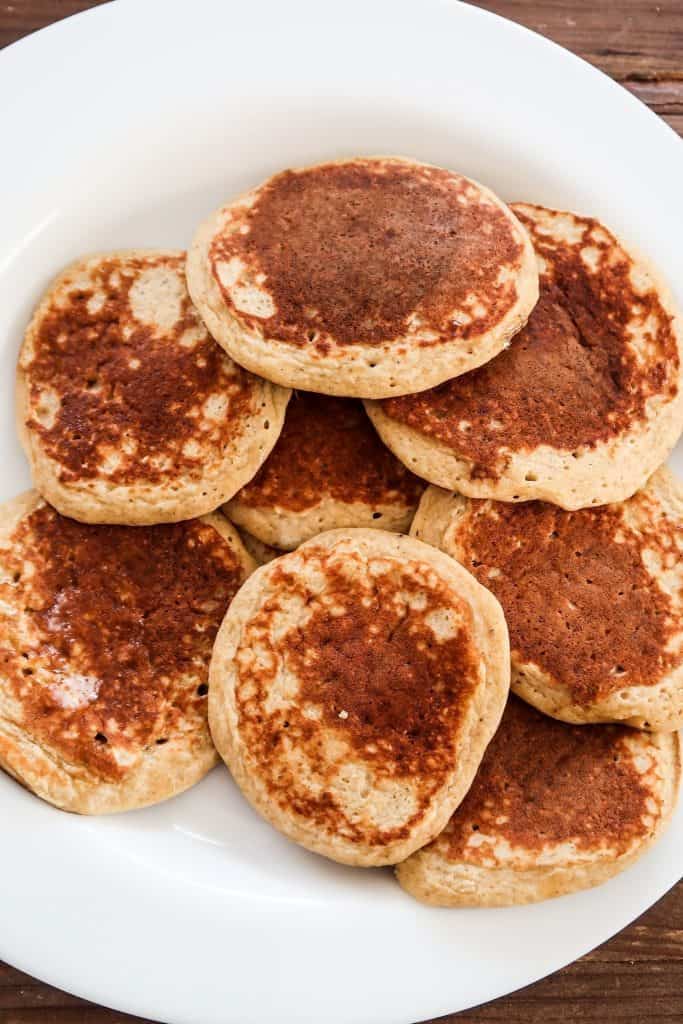 Healthy versions of junk food - banana pancakes