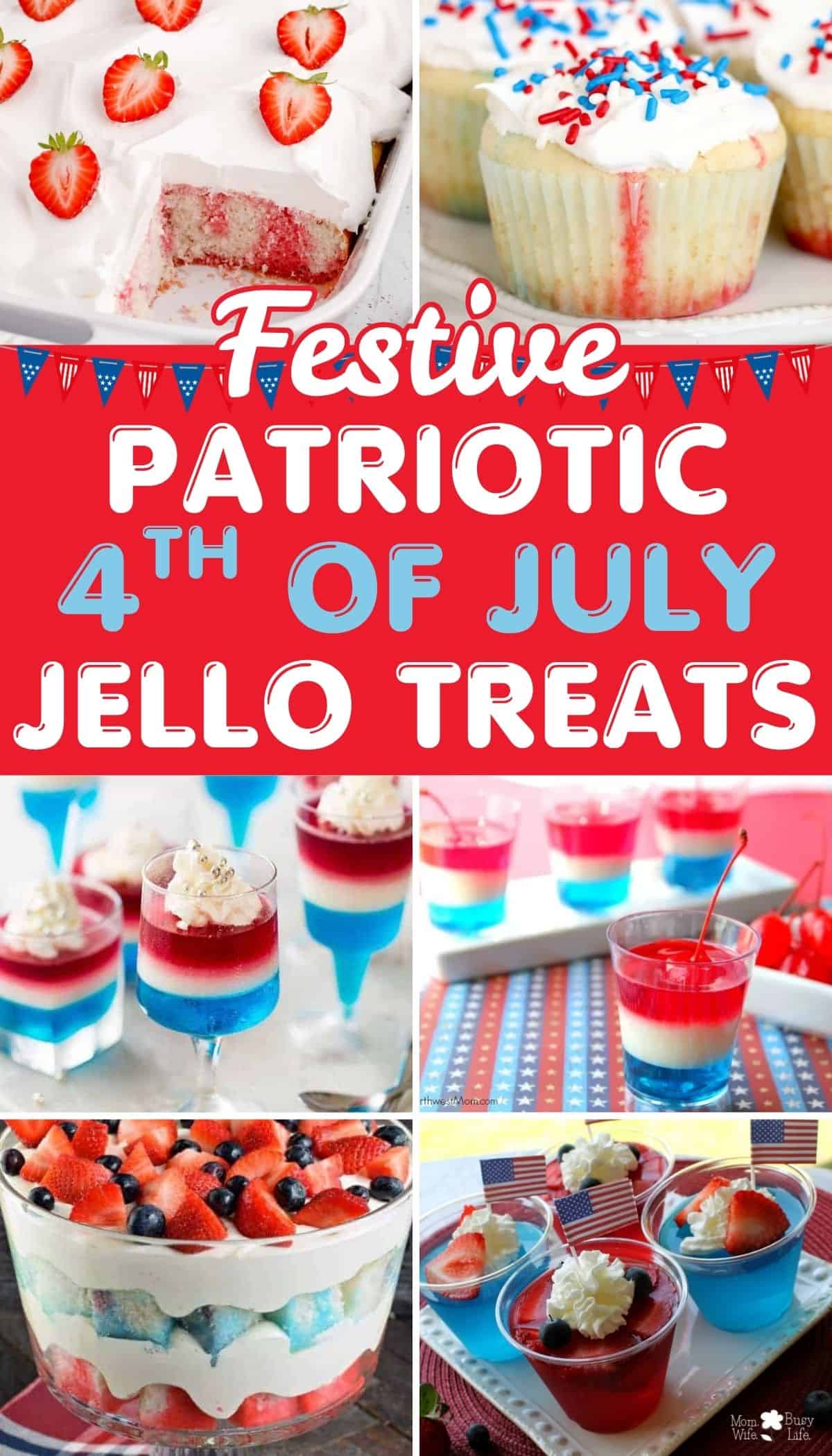 patriotic jello treats