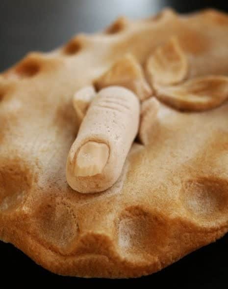 Halloween finger pie