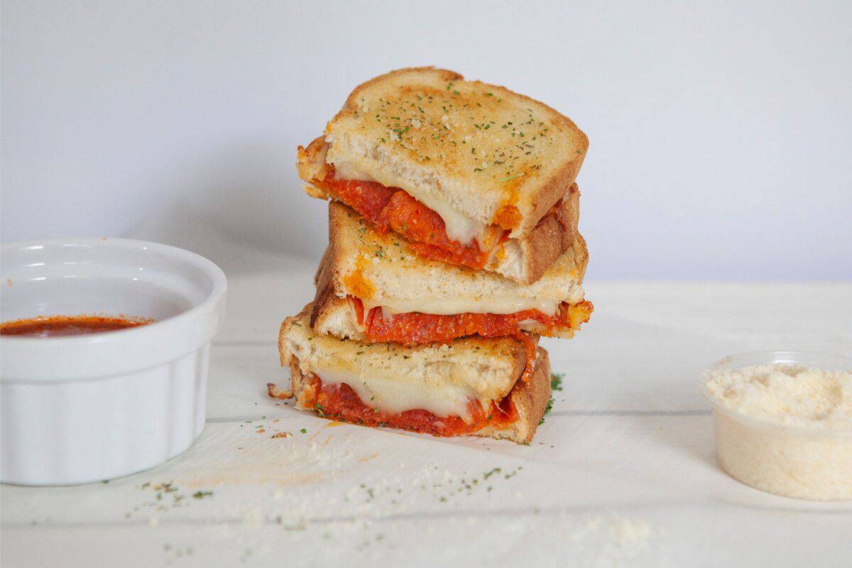 Pepperoni Grilled Cheese Made in the Air Fryer