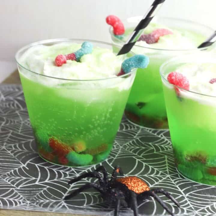 Creepy & Crawly Bug Punch Mocktail - A Crazy Family