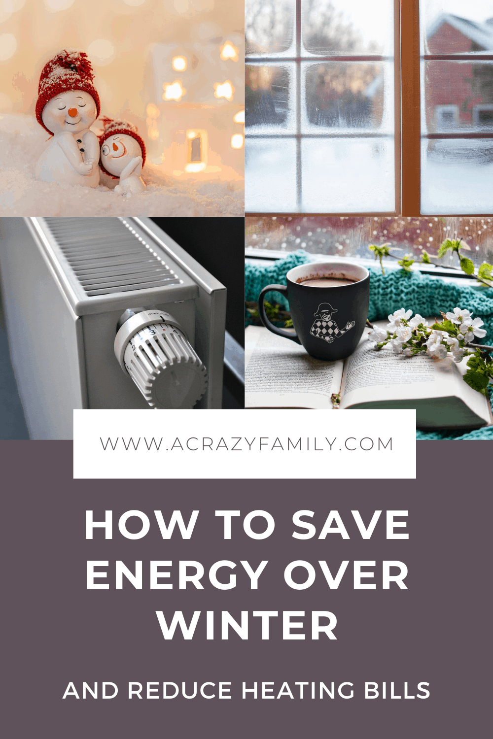 Pinterest image for Fall & Winter Energy Saving Tips