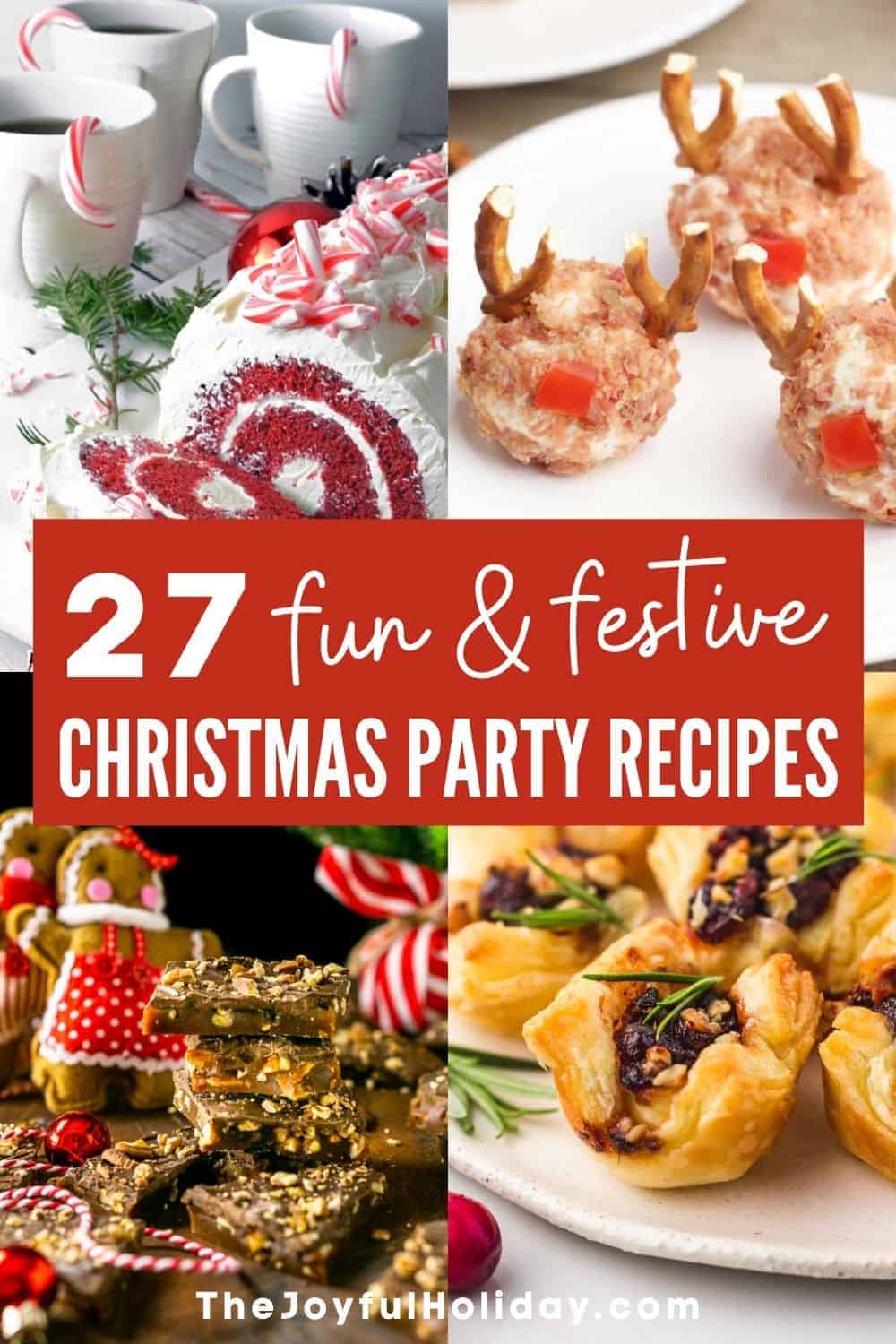 20+ Festive and Delicious Christmas Party Foods - A Crazy Family