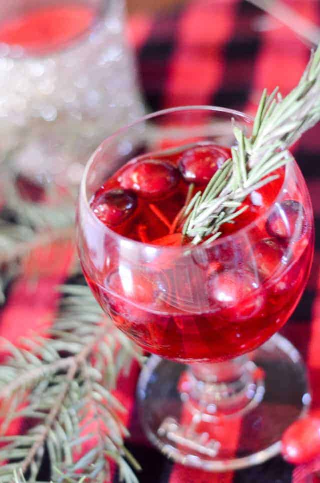 Simple Cranberry Cocktail