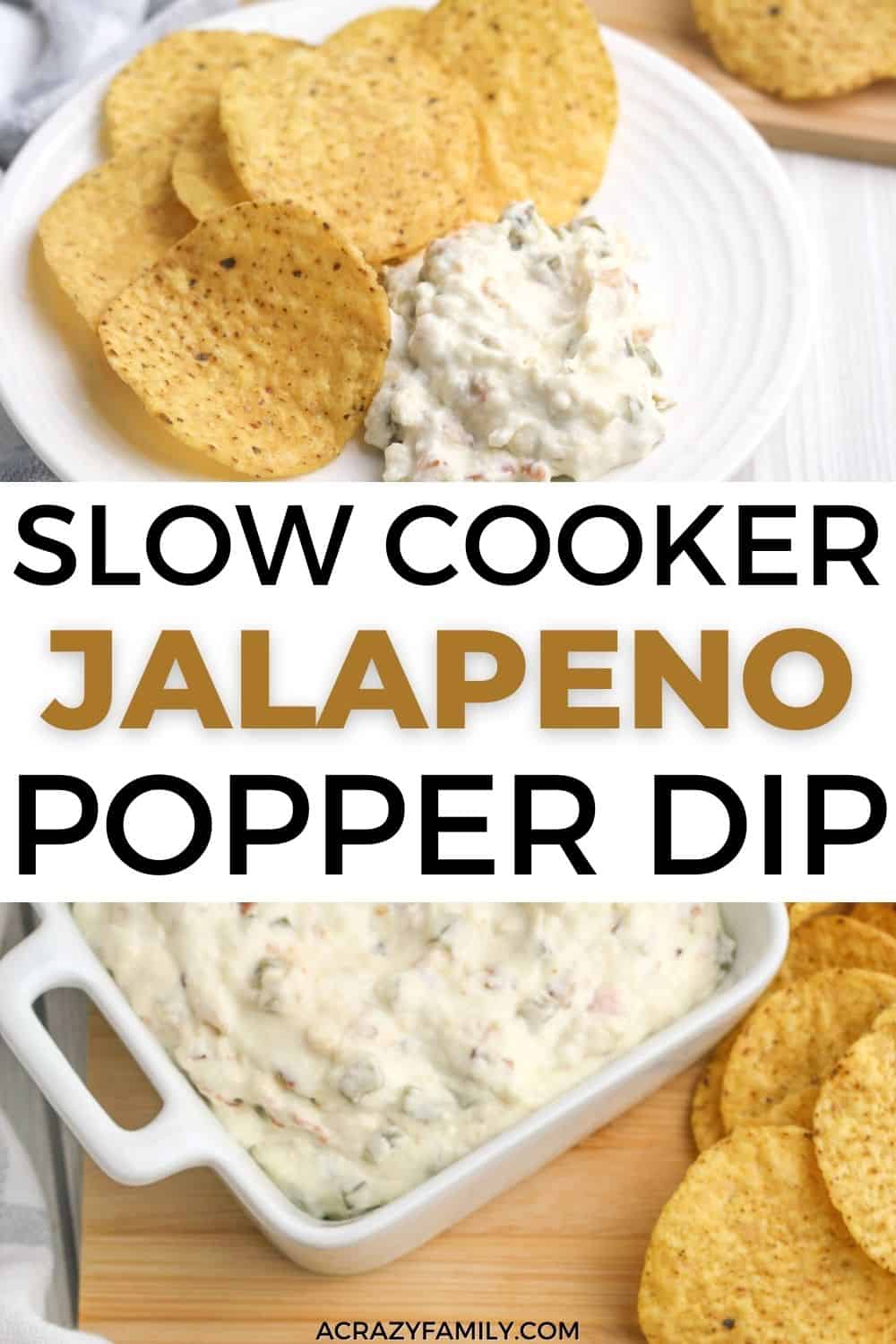 Slow Cooker Jalapeno Popper Dip
