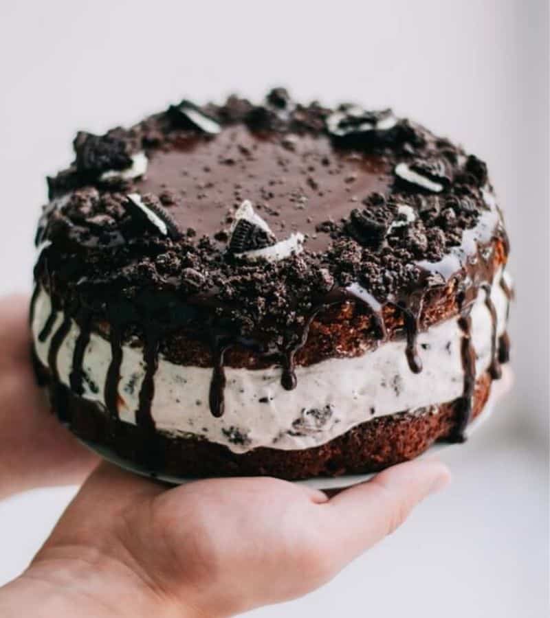 Vegan Oreo Ice Cream Cake