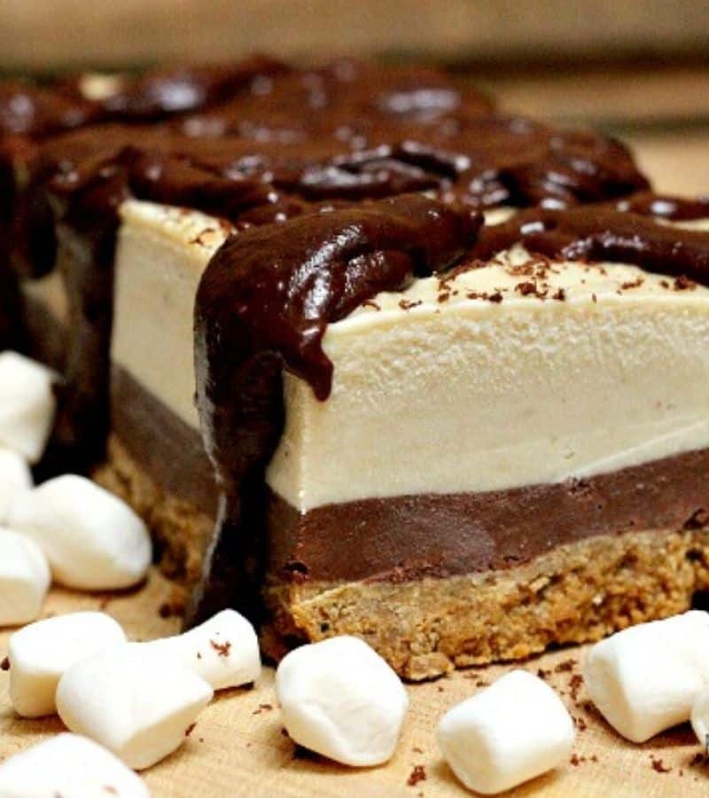 smores ice cream cake