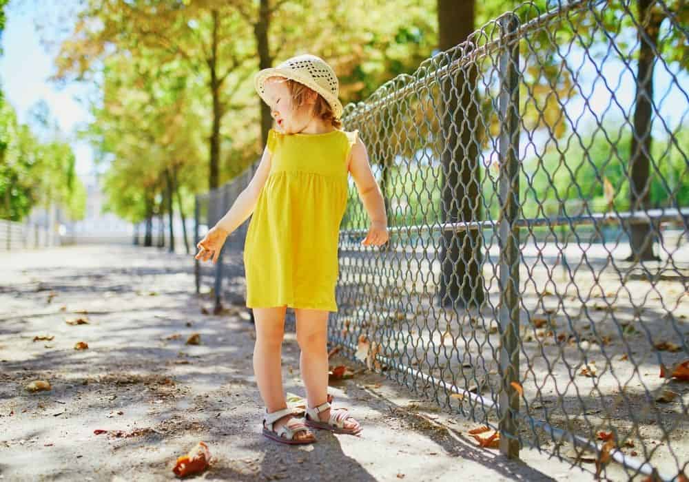 Toddler in the park.