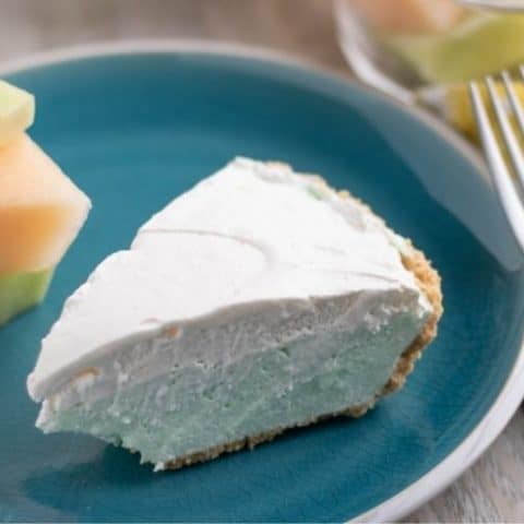 Cool and Creamy Melon Pie