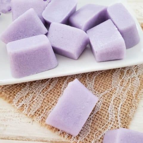 Lemon Lavender Sugar Scrub Cubes