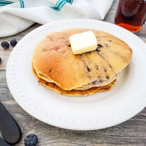 Blueberry Muffin Mix Pancakes